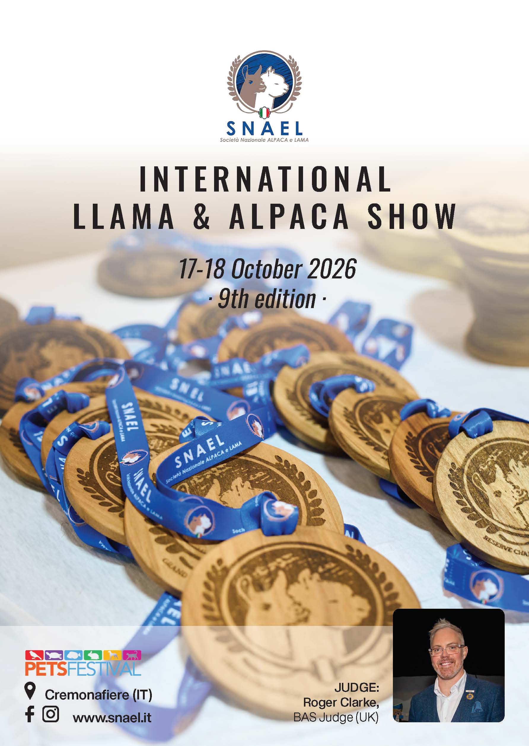 International Llama & Alpaca Show 2026 - 9th presso il polo fieristico di Cremona, Padiglione 2